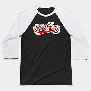 Biker Baseball T-Shirt